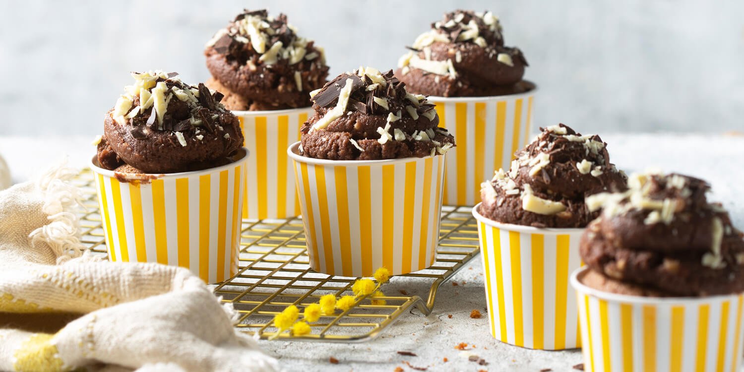 Cupcakes et glaçage au chocolat